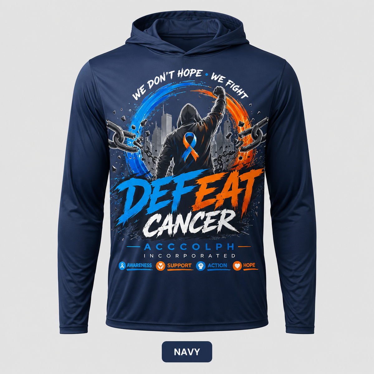DeFeat Cancer® Warrior Against Cancer Hoodie