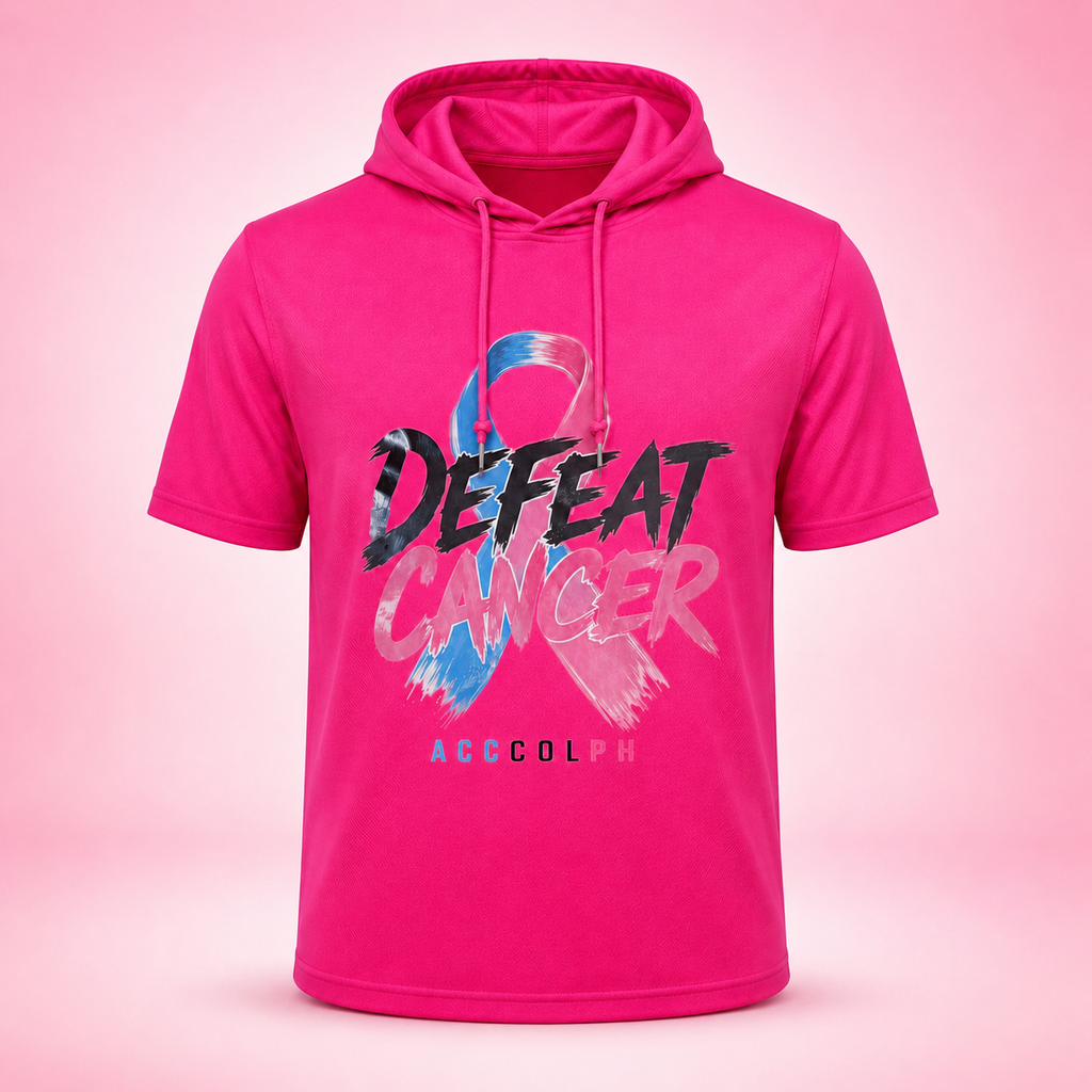 Hot Pink Defeat Cancer Hoodie
