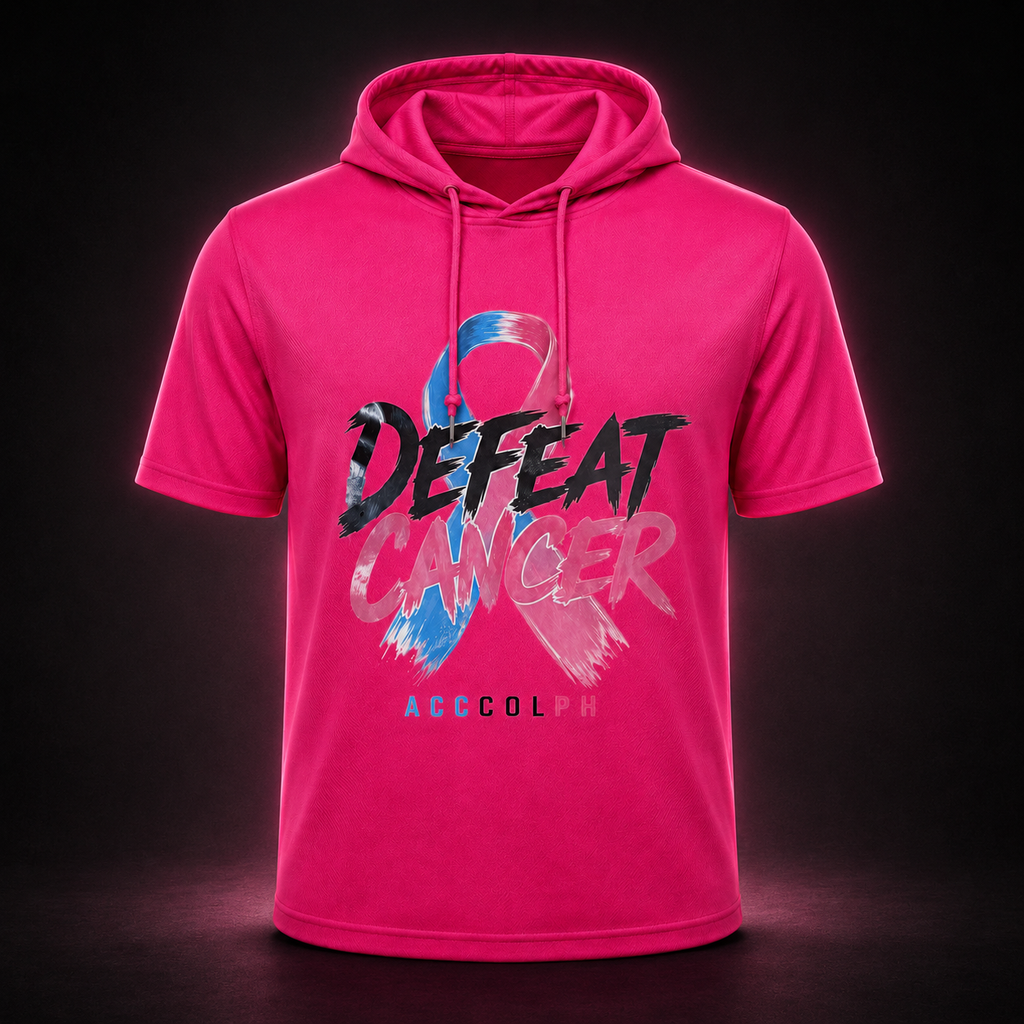 Hot Pink Defeat Cancer Hoodie