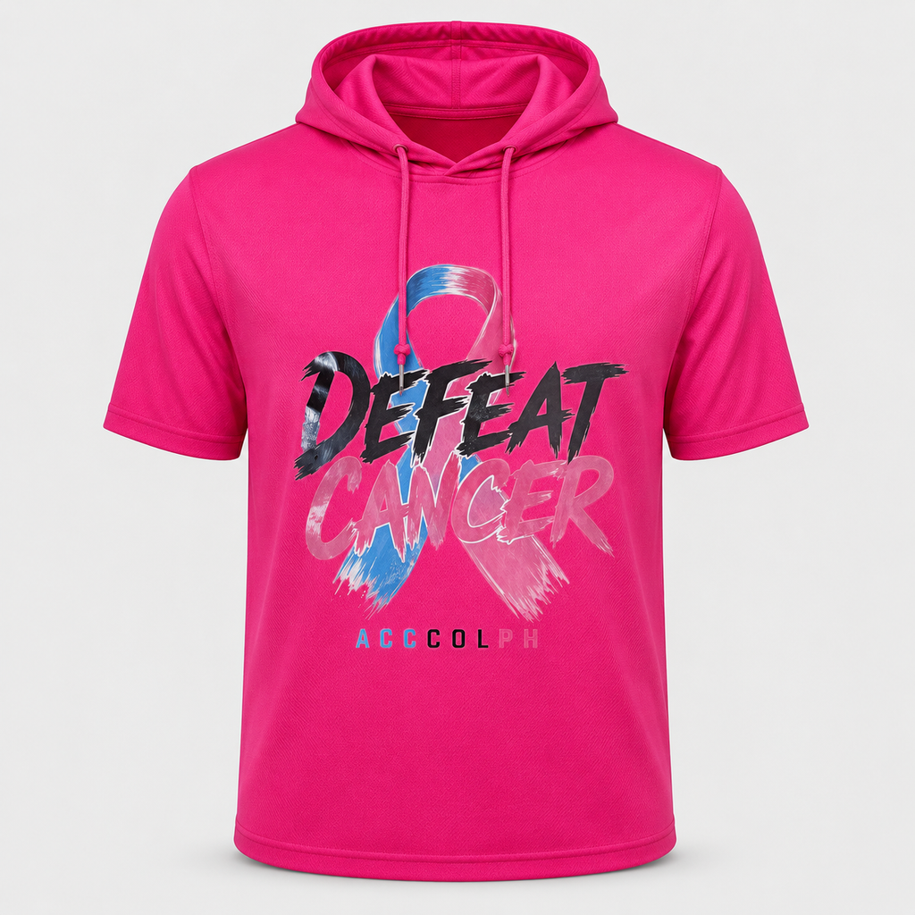 Hot Pink Defeat Cancer Hoodie