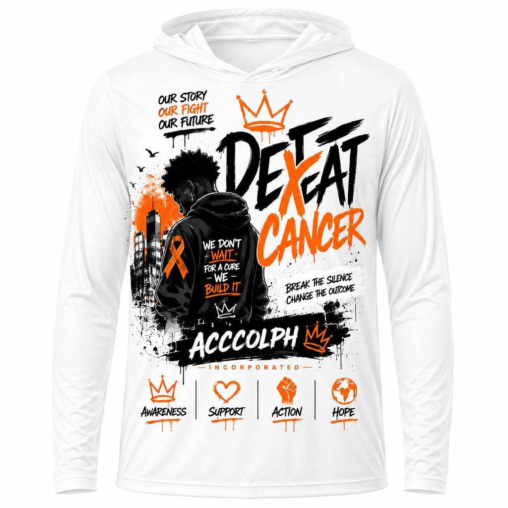 DeFeat Cancer® "Break the Silence. Change the Outcome." Awareness Hoodie