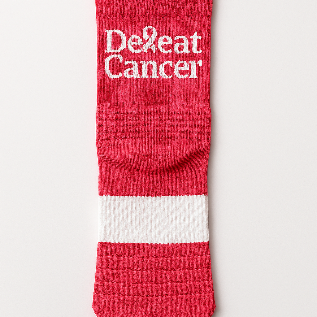 DeFeat Cancer® Pink Performance Socks – Cushioned Comfort | Support the Fight