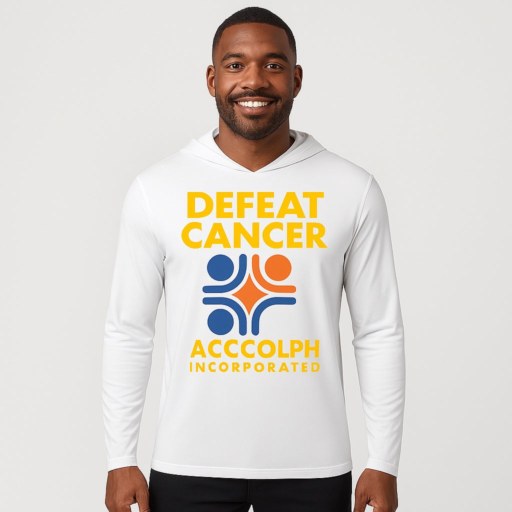 Defeat Cancer Lightweight Hoodie (Acccolph Edition)