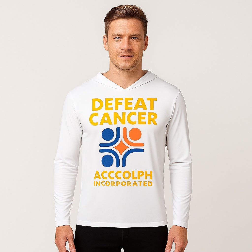 Defeat Cancer Lightweight Hoodie (Acccolph Edition)