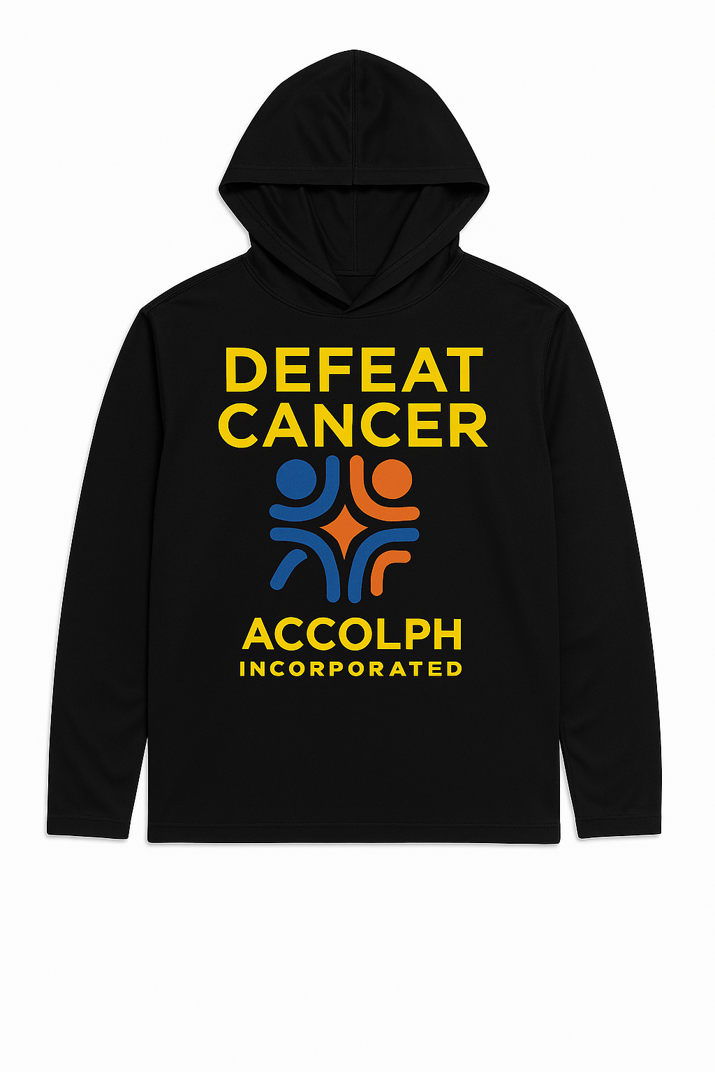 Defeat Cancer Lightweight Hoodie (Acccolph Edition)