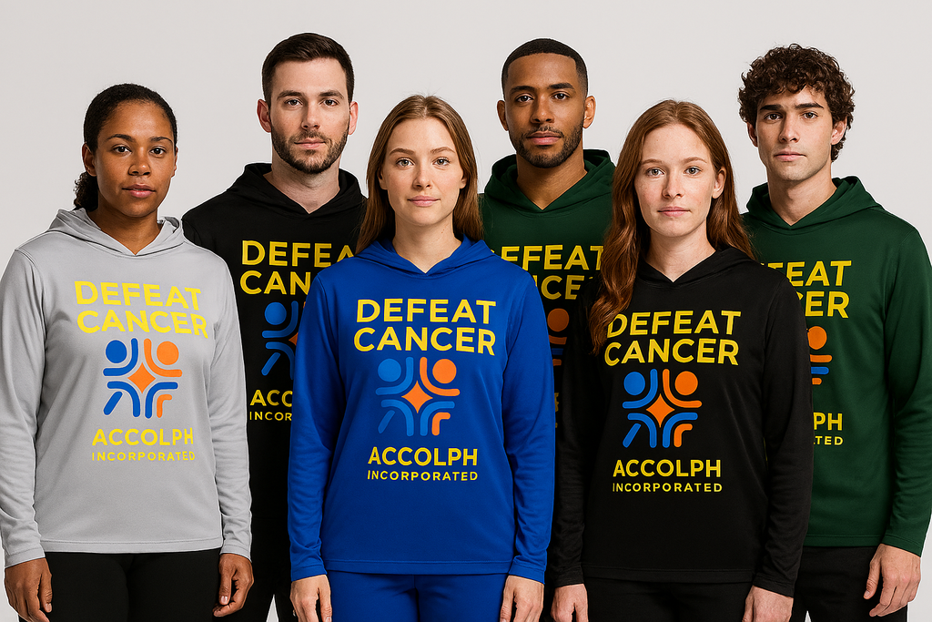 Defeat Cancer Lightweight Hoodie (Acccolph Edition)