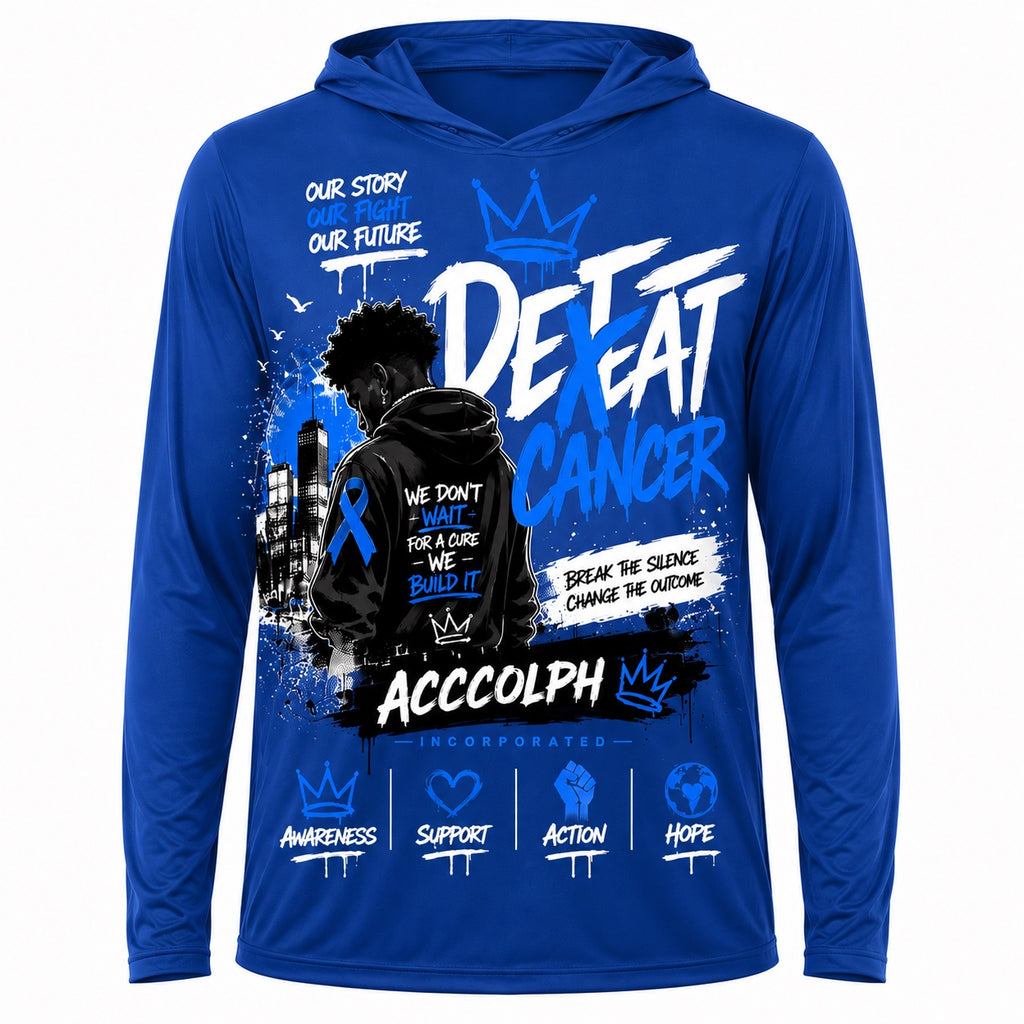 DeFeat Cancer® "Break the Silence. Change the Outcome." Awareness Hoodie