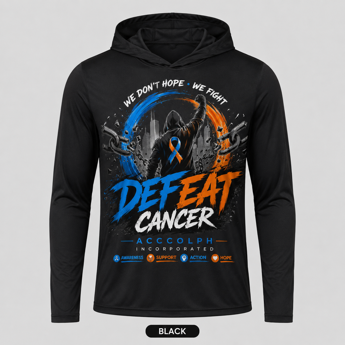 DeFeat Cancer® Warrior Against Cancer Hoodie