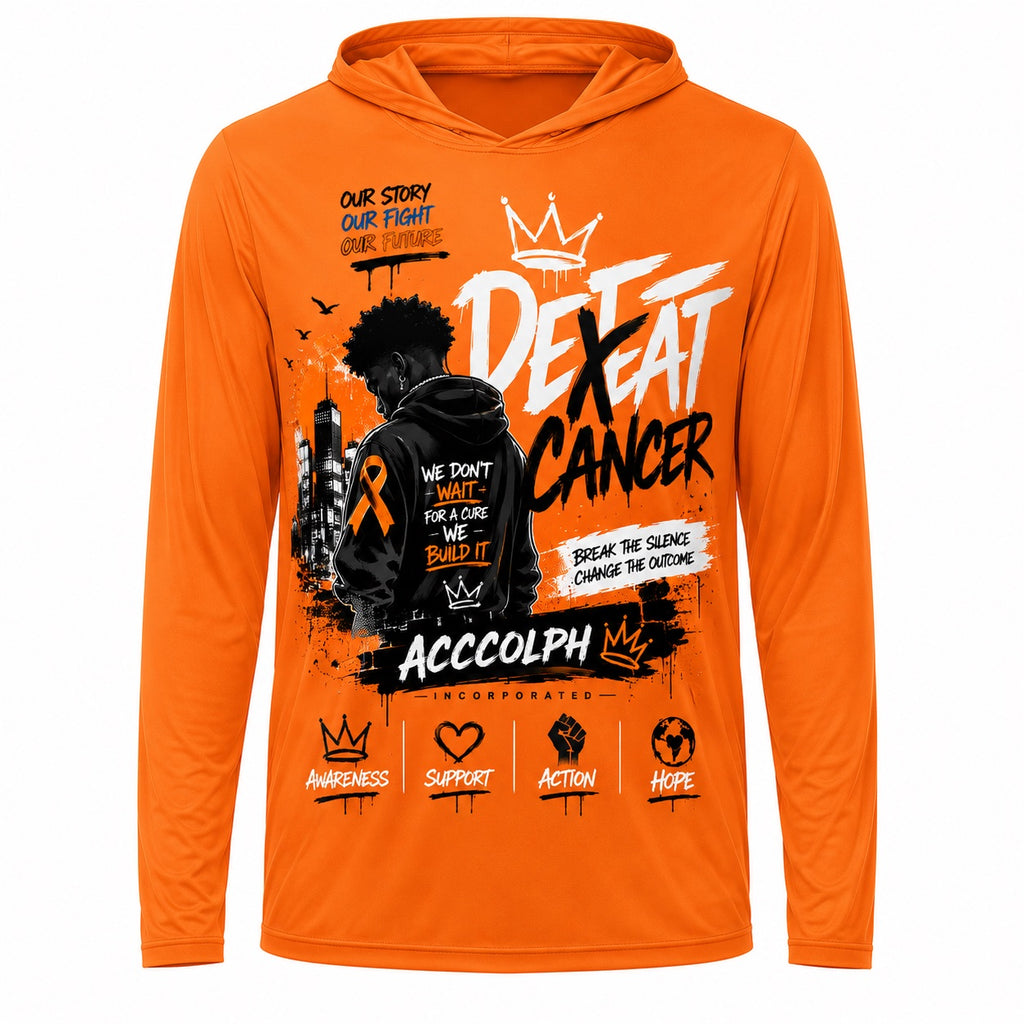 DeFeat Cancer® "Break the Silence. Change the Outcome." Awareness Hoodie
